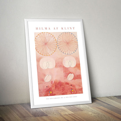 Wes Co Gallery Poster The Ten Largest No. 9 Old Age by Hilma af Klint 16 x 20" Home Goods - Artist Edge to edge Art Print