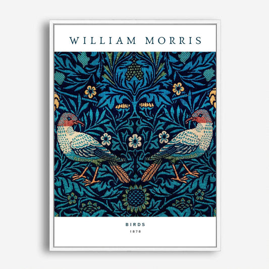 Wes Co Gallery Poster Birds by William Morris 5 x 7" Home Goods - Artist Edge to edge Art Print