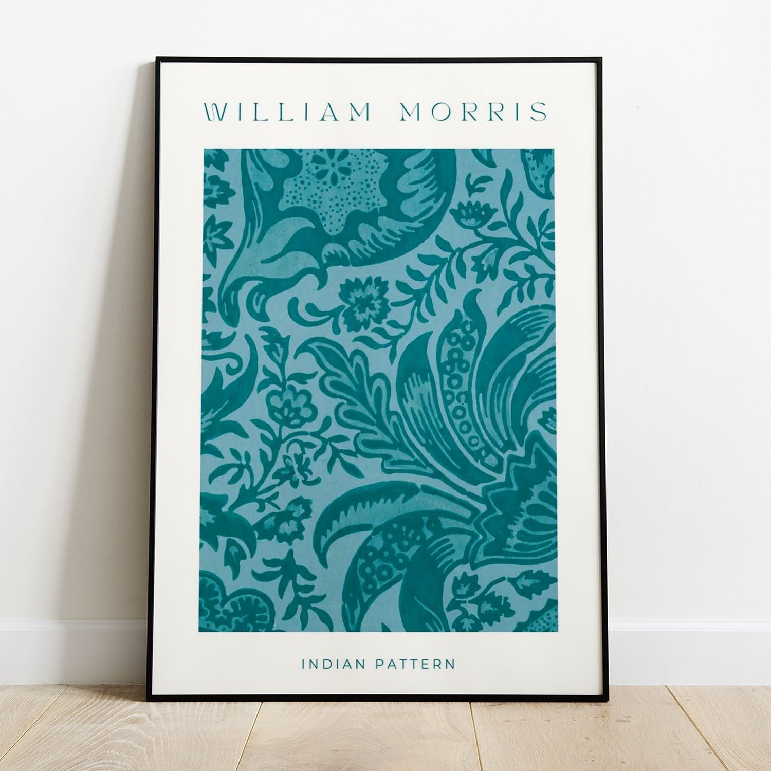 Wes Co Gallery Poster Blue Marigold by William Morris 8 x 10" Home Goods - Artist Edge to edge Art Print