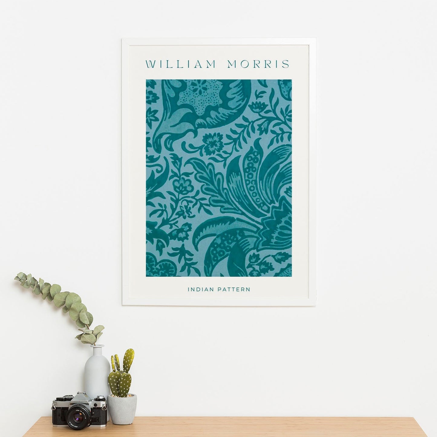 Wes Co Gallery Poster Blue Marigold by William Morris 16 x 20" Home Goods - Artist Edge to edge Art Print