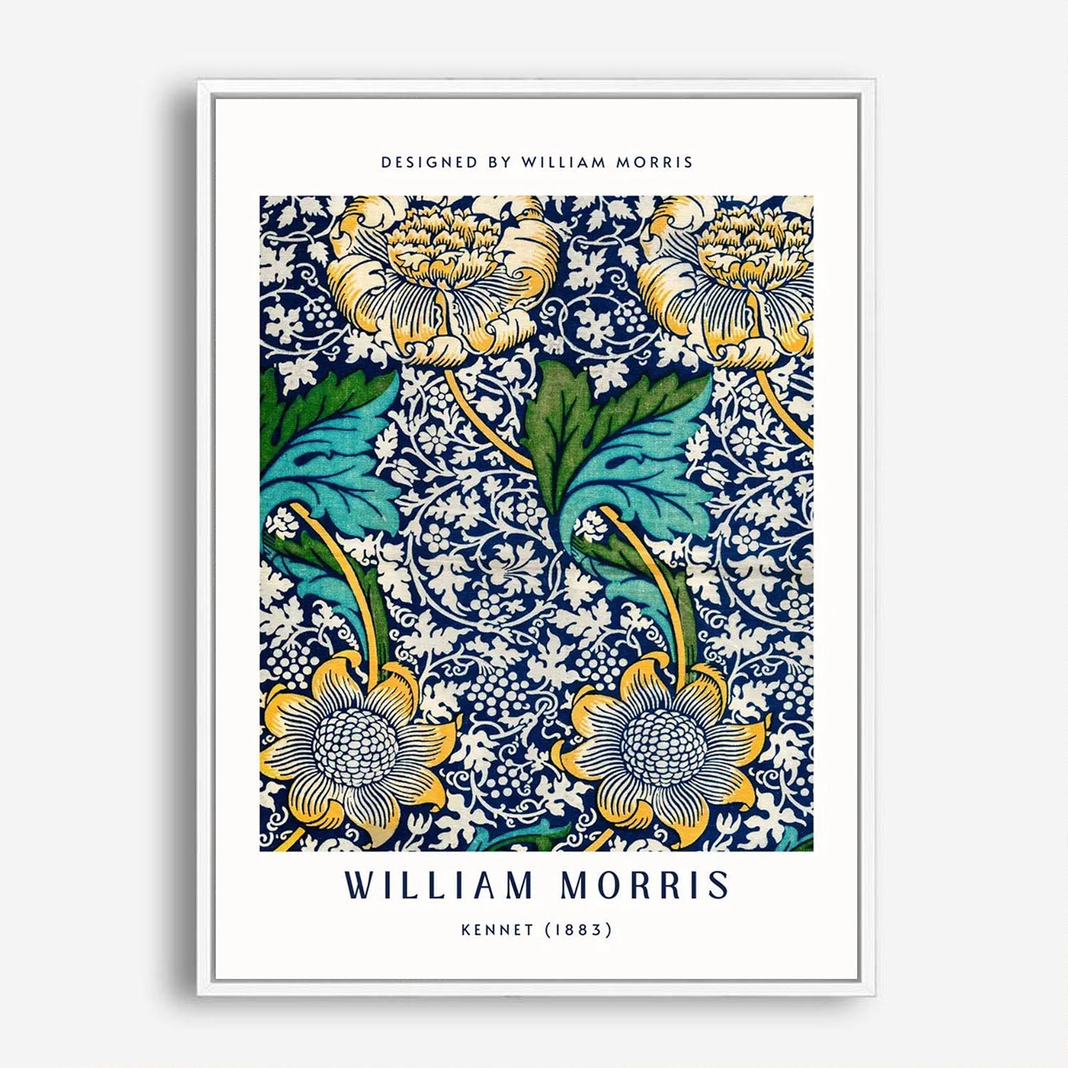 Wes Co Gallery Poster Kennet by William Morris 5 x 7" Home Goods - Artist Edge to edge Art Print