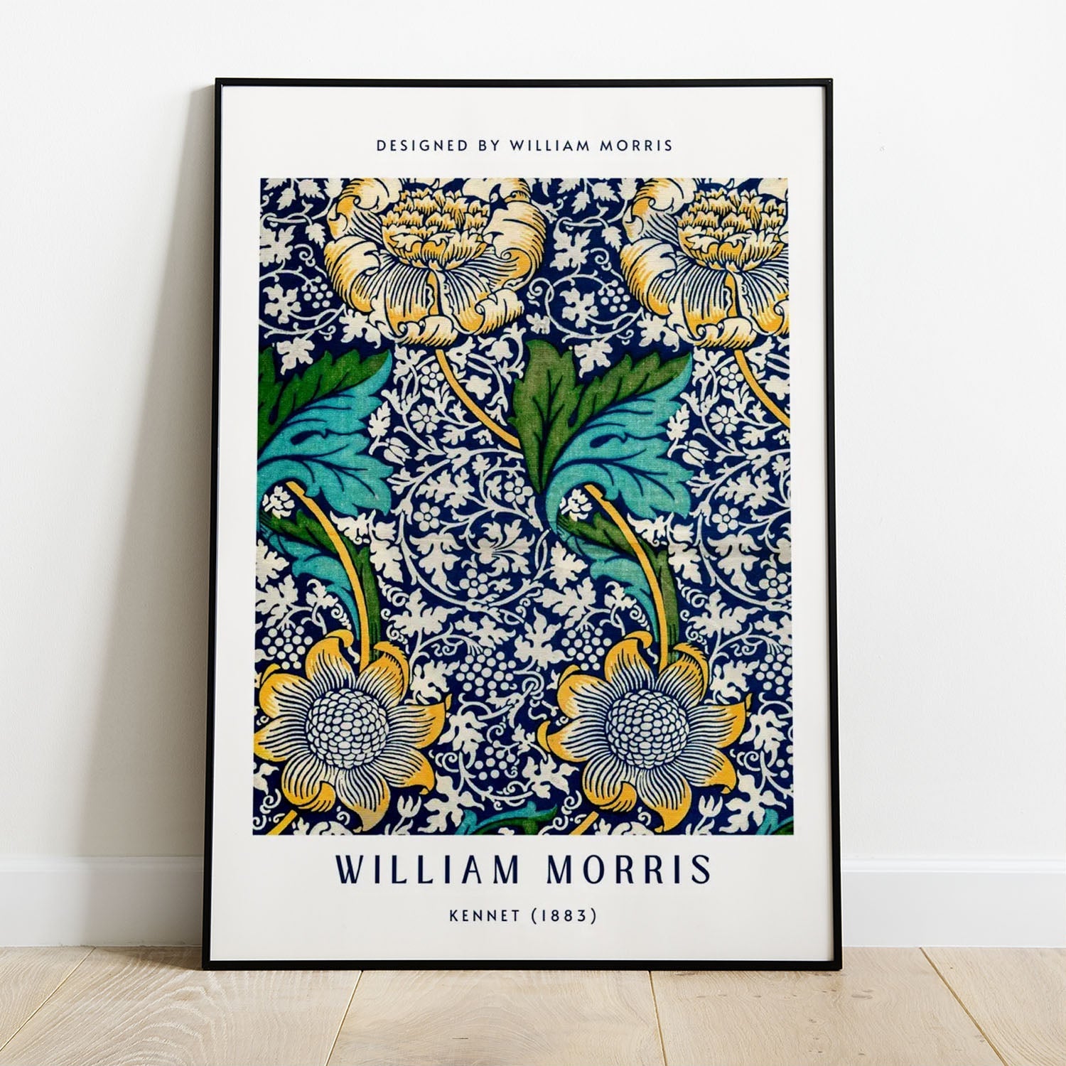 Wes Co Gallery Poster Kennet by William Morris 8 x 10" Home Goods - Artist Edge to edge Art Print