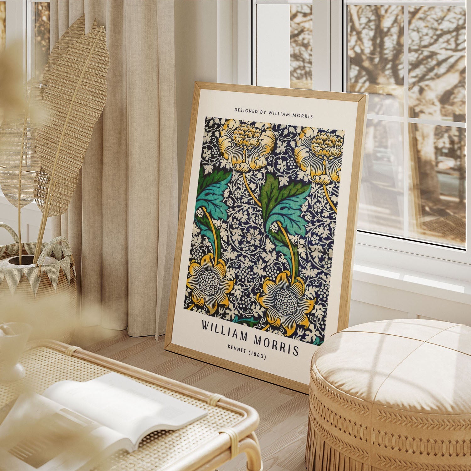 Wes Co Gallery Poster Kennet by William Morris 11 x 17" Home Goods - Artist Edge to edge Art Print