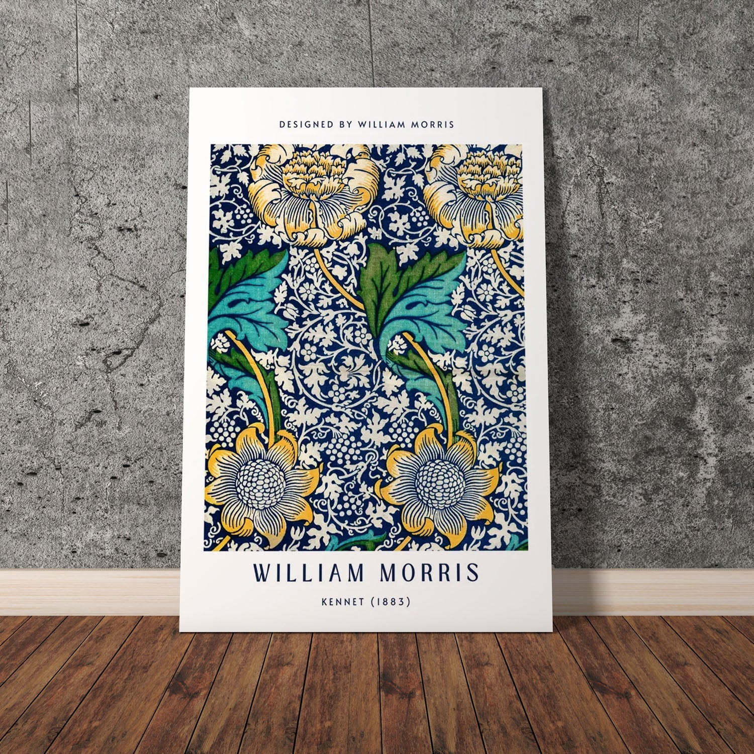 Wes Co Gallery Poster Kennet by William Morris 11 x 17" Home Goods - Artist Edge to edge Art Print