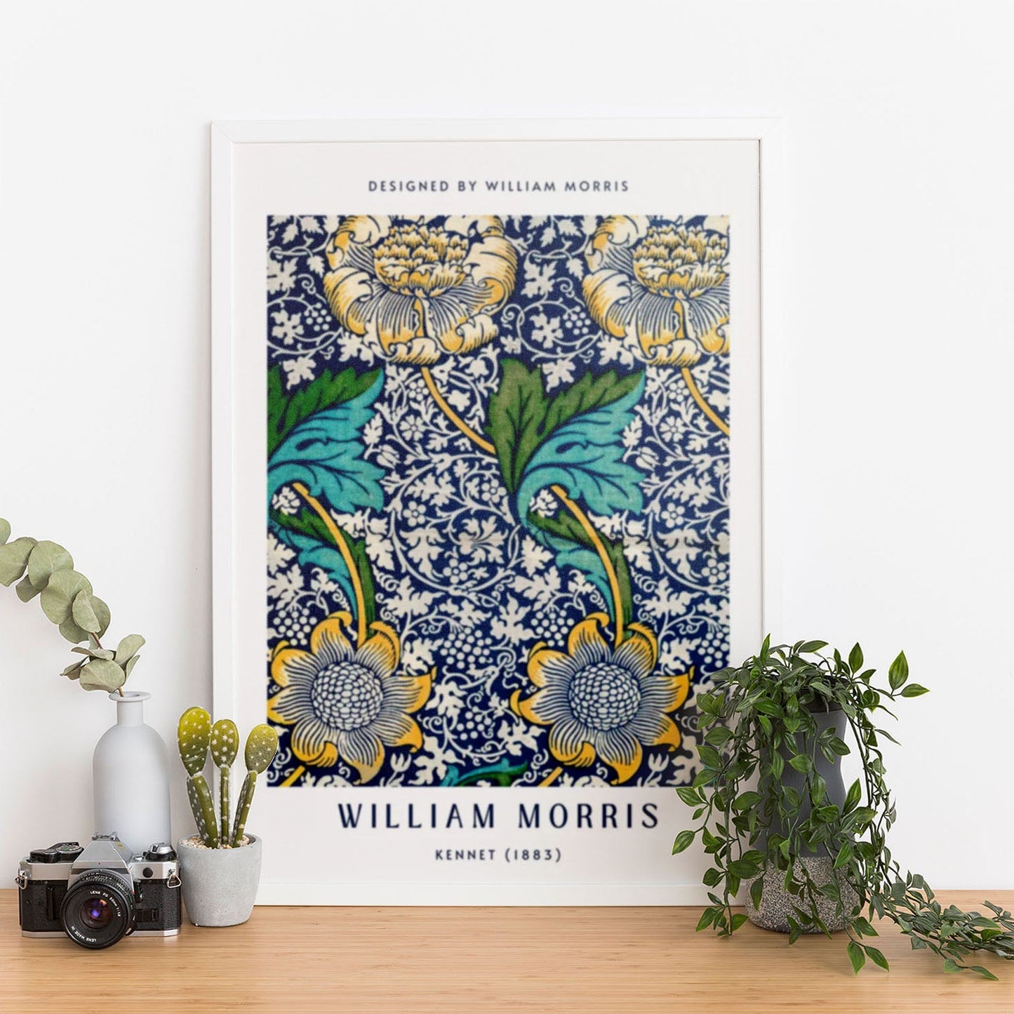 Wes Co Gallery Poster Kennet by William Morris 12 x 16" Home Goods - Artist Edge to edge Art Print