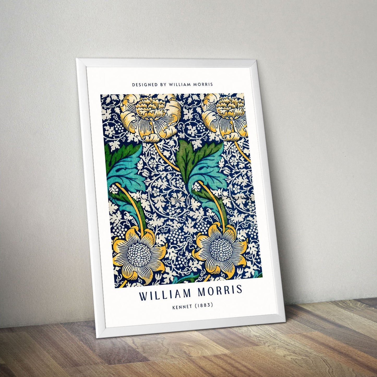 Wes Co Gallery Poster Kennet by William Morris 16 x 20" Home Goods - Artist Edge to edge Art Print