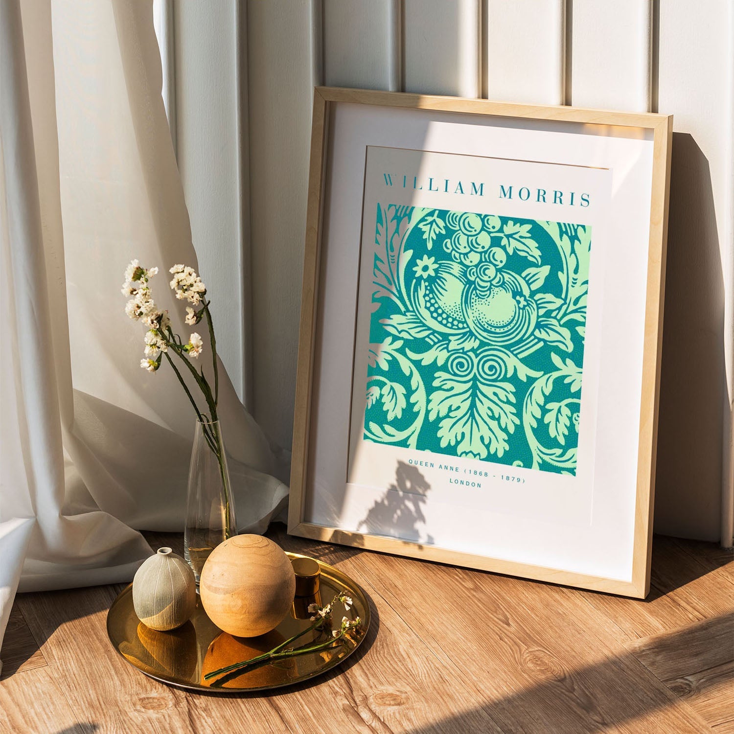 Wes Co Gallery Poster Queen Anne by William Morris 5 x 7" Home Goods - Artist Edge to edge Art Print