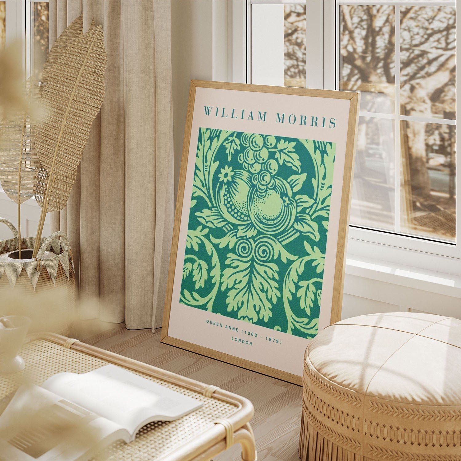 Wes Co Gallery Poster Queen Anne by William Morris 11 x 17" Home Goods - Artist Edge to edge Art Print