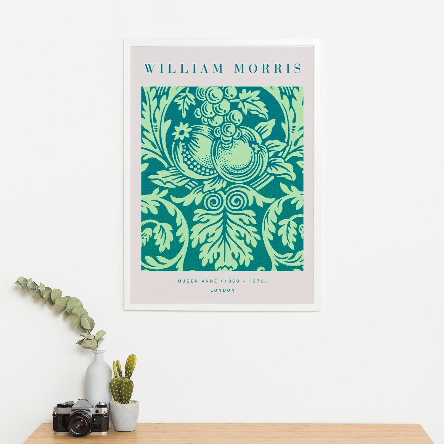 Wes Co Gallery Poster Queen Anne by William Morris 16 x 20" Home Goods - Artist Edge to edge Art Print