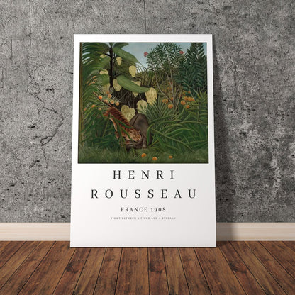 Wes Co Gallery Poster France 1908 by Henri Rousseau 11 x 17" Home Goods - Artist Edge to edge Art Print