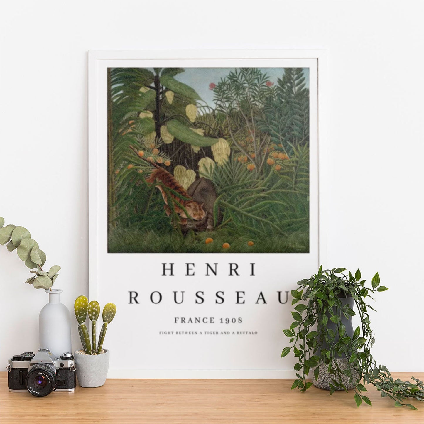 Wes Co Gallery Poster France 1908 by Henri Rousseau 12 x 16" Home Goods - Artist Edge to edge Art Print