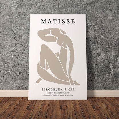 Wes Co Gallery Poster Brown Dance Silhouette by Henri Matisse 11 x 17" Home Goods - Artist Edge to edge Art Print