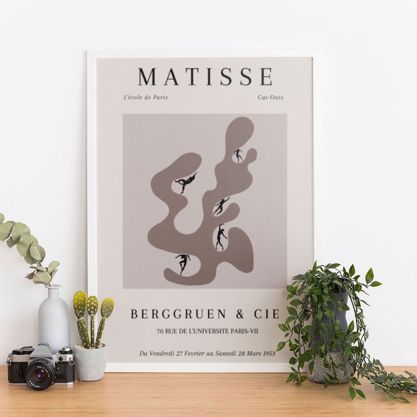 Wes Co Gallery Poster Dance Paris Exhibition by Henri Matisse 12 x 16" Home Goods - Artist Edge to edge Art Print