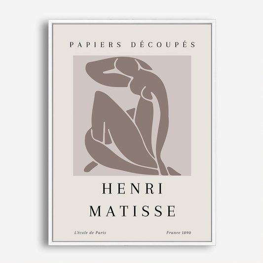 Wes Co Gallery Poster Soft Silhouette Style by Henri Matisse 5 x 7" Home Goods - Artist Edge to edge Art Print