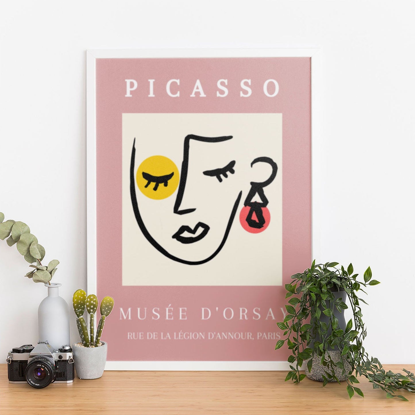 Wes Co Gallery Poster Femme Minimalist Musee d’Orsay by Picasso 16 x 20" Home Goods - Artist Edge to edge Art Print