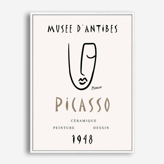 Wes Co Gallery Poster Ceramic Line Art 1948 Antibes by Picasso 5 x 7" Home Goods - Artist Edge to edge Art Print