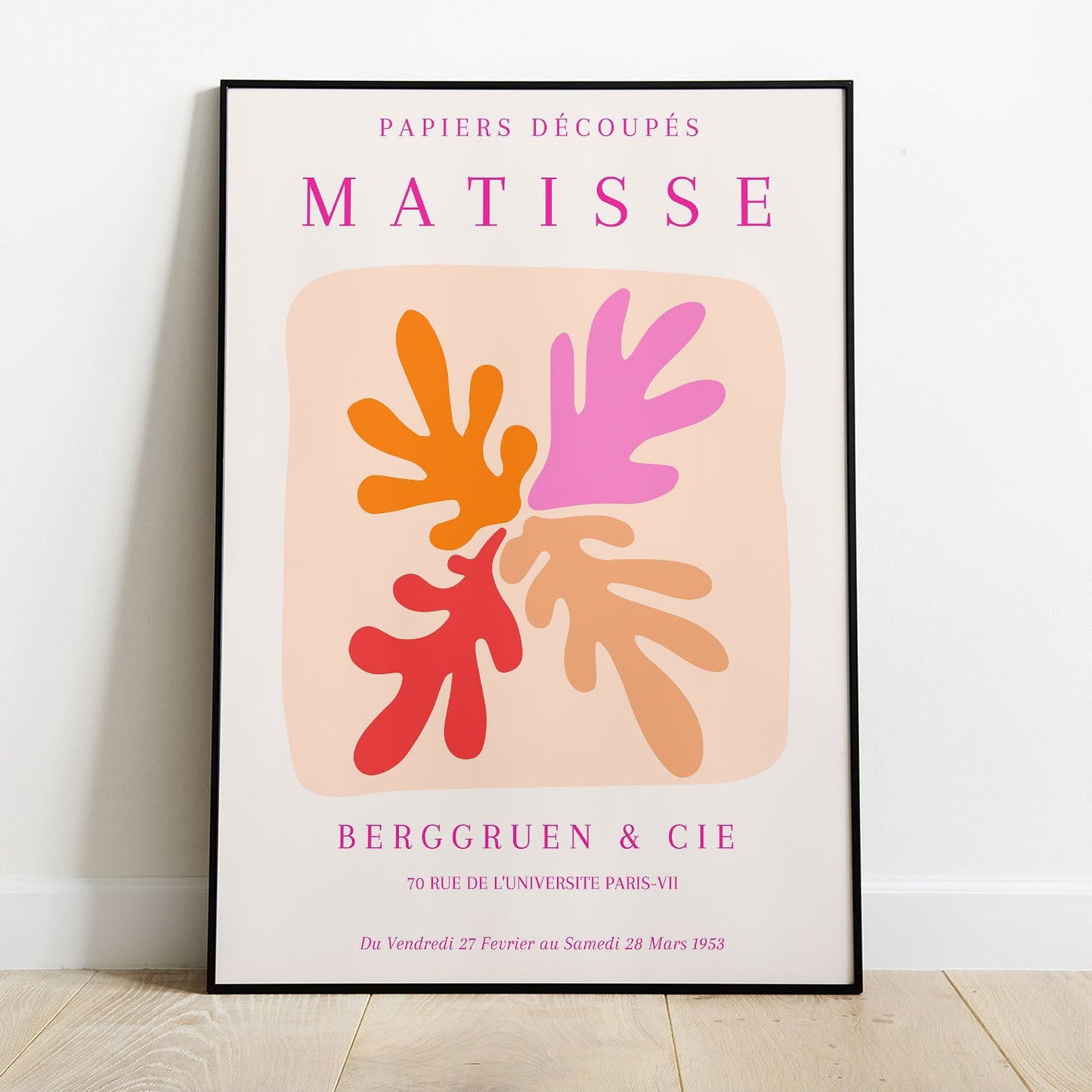 Wes Co Gallery Poster Colorful Berggruen and Cie by Henri Matisse 8 x 10" Home Goods - Artist Edge to edge Art Print