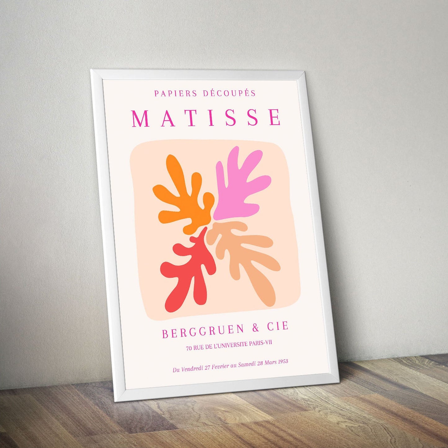 Wes Co Gallery Poster Colorful Berggruen and Cie by Henri Matisse 16 x 20" Home Goods - Artist Edge to edge Art Print