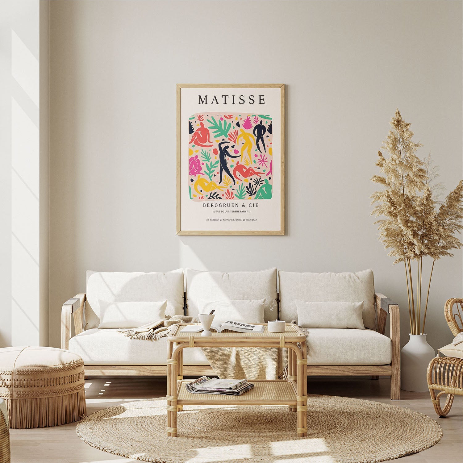 Wes Co Gallery Poster Dynamic Dance by Henri Matisse 8 x 10" Home Goods - Artist Edge to edge Art Print