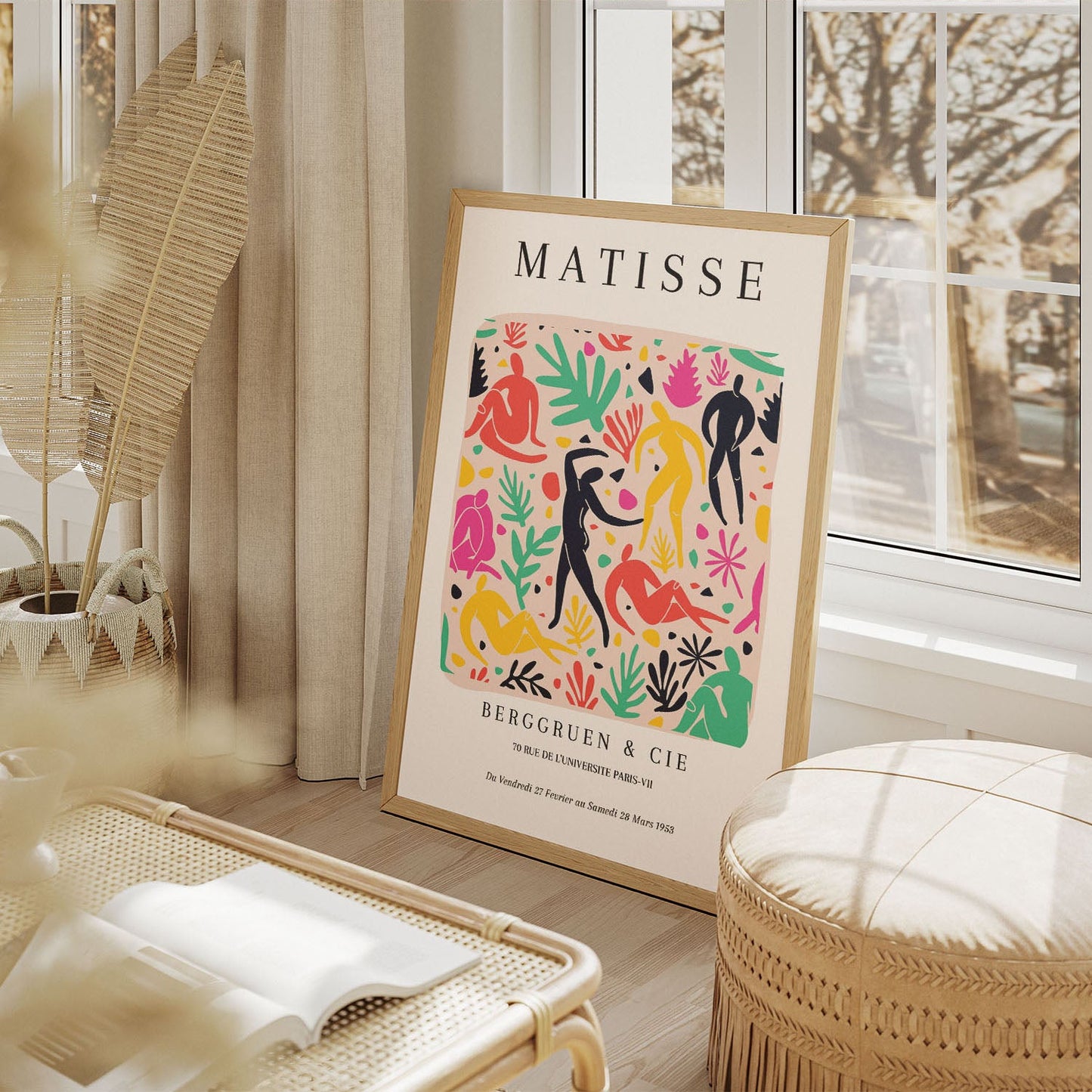 Wes Co Gallery Poster Dynamic Dance by Henri Matisse 11 x 17" Home Goods - Artist Edge to edge Art Print