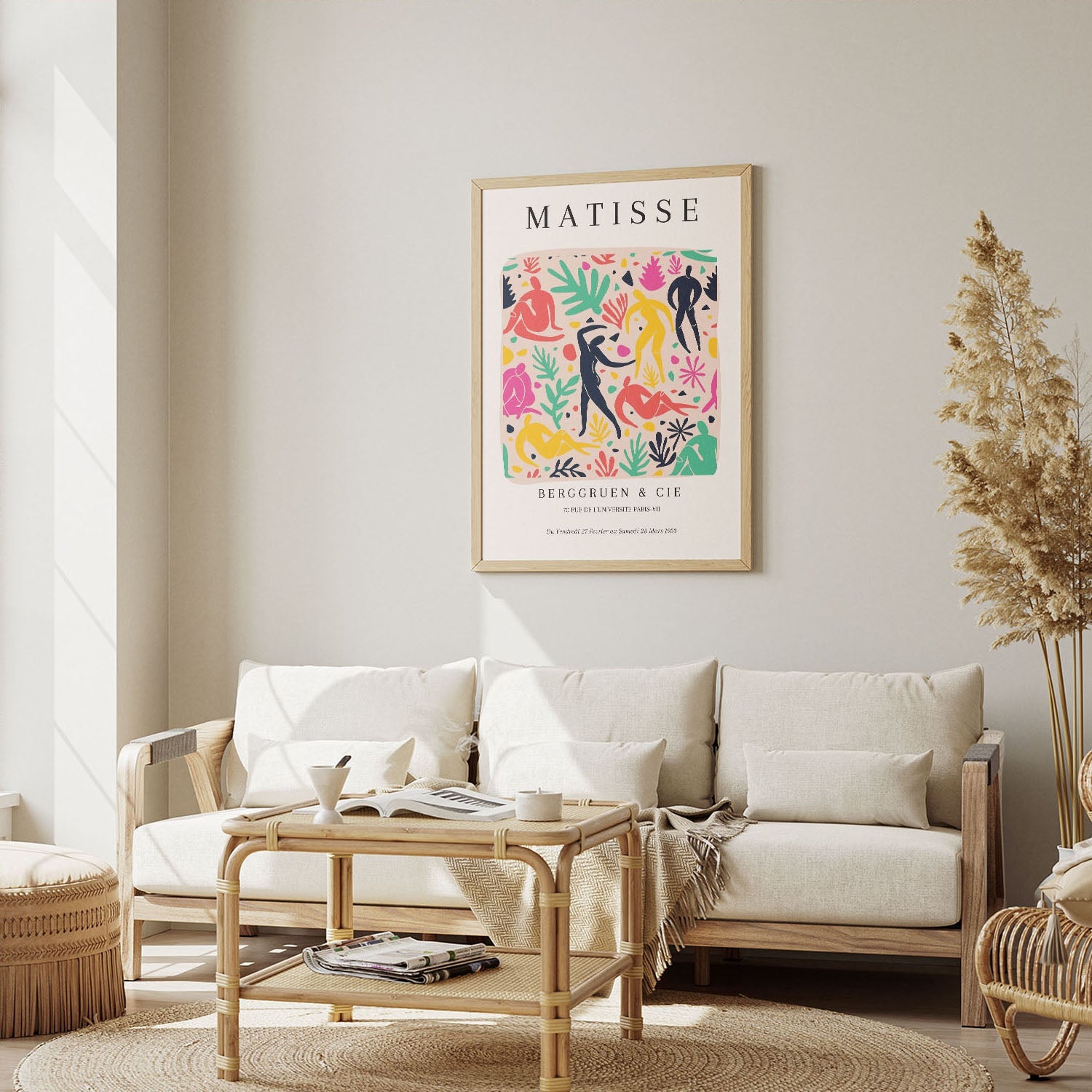 Wes Co Gallery Poster Dynamic Dance by Henri Matisse 12 x 16" Home Goods - Artist Edge to edge Art Print