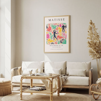 Wes Co Gallery Poster Dynamic Dance by Henri Matisse 12 x 16" Home Goods - Artist Edge to edge Art Print