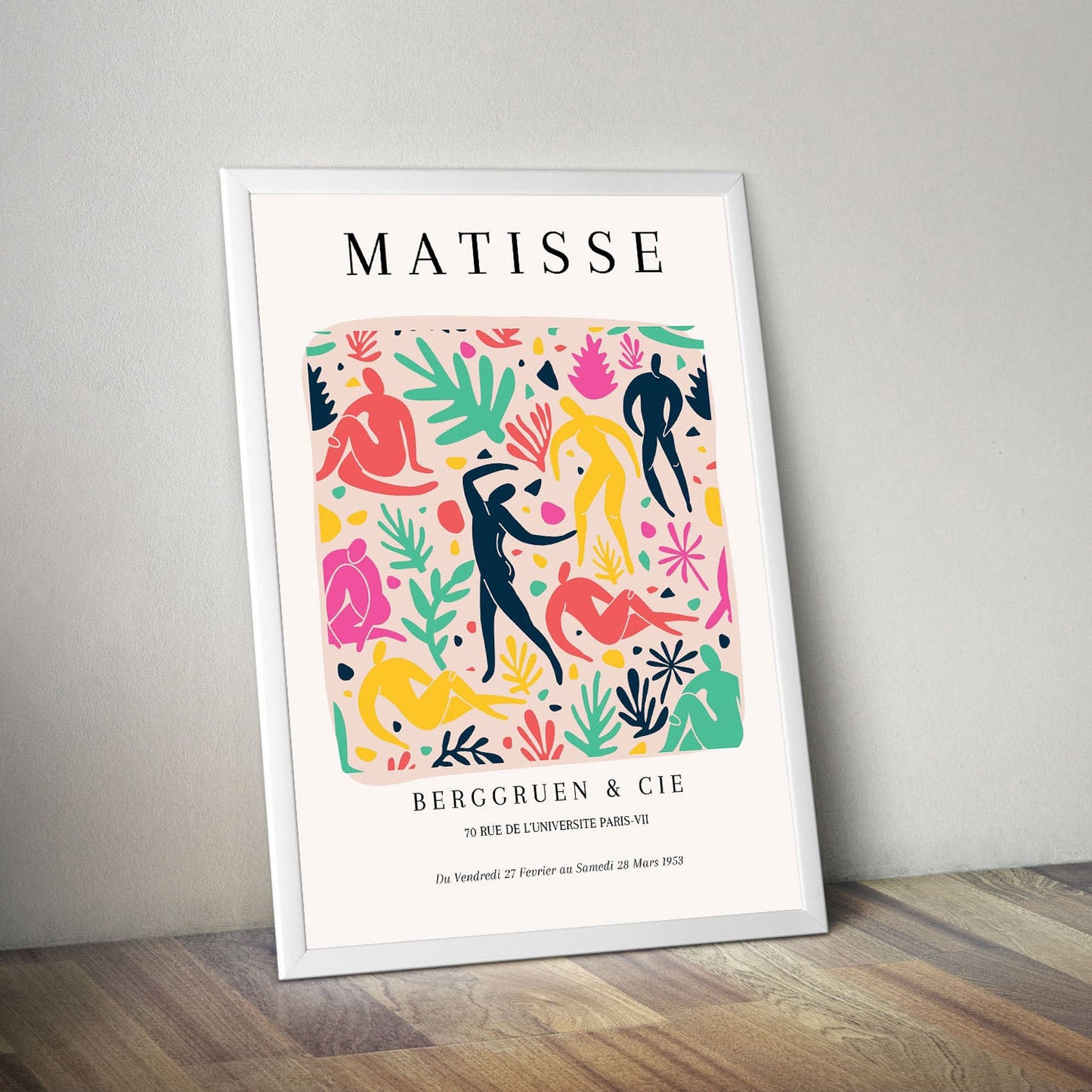 Wes Co Gallery Poster Dynamic Dance by Henri Matisse 16 x 20" Home Goods - Artist Edge to edge Art Print