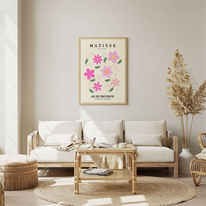 Wes Co Gallery Poster Pink Florals Provence by Henri Matisse 8 x 10" Home Goods - Artist Edge to edge Art Print