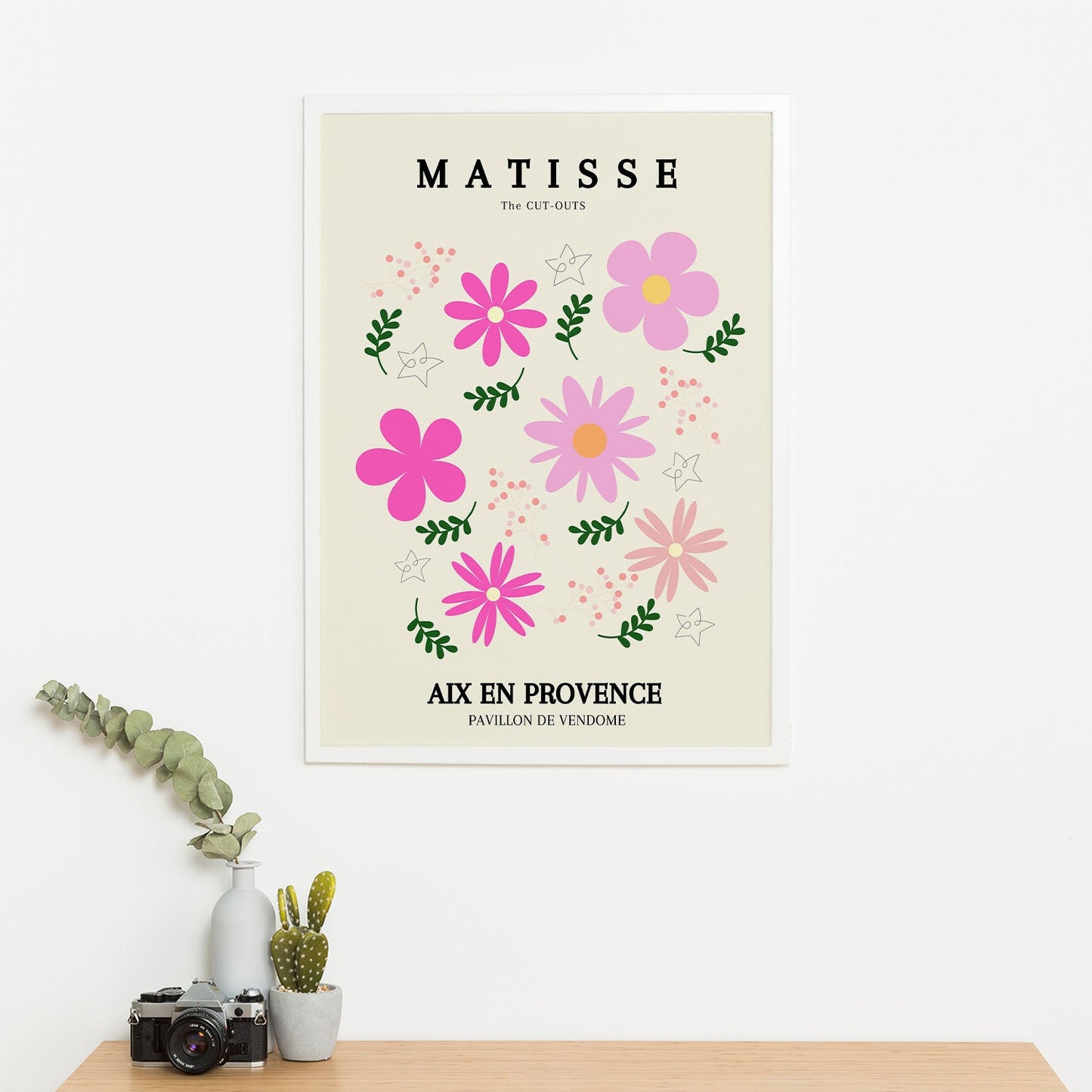 Wes Co Gallery Poster Pink Florals Provence by Henri Matisse 16 x 20" Home Goods - Artist Edge to edge Art Print