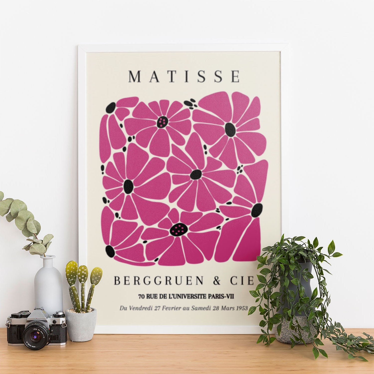 Wes Co Gallery Poster Vibrant Abstract Blossoms by Henri Matisse 12 x 16" Home Goods - Artist Edge to edge Art Print