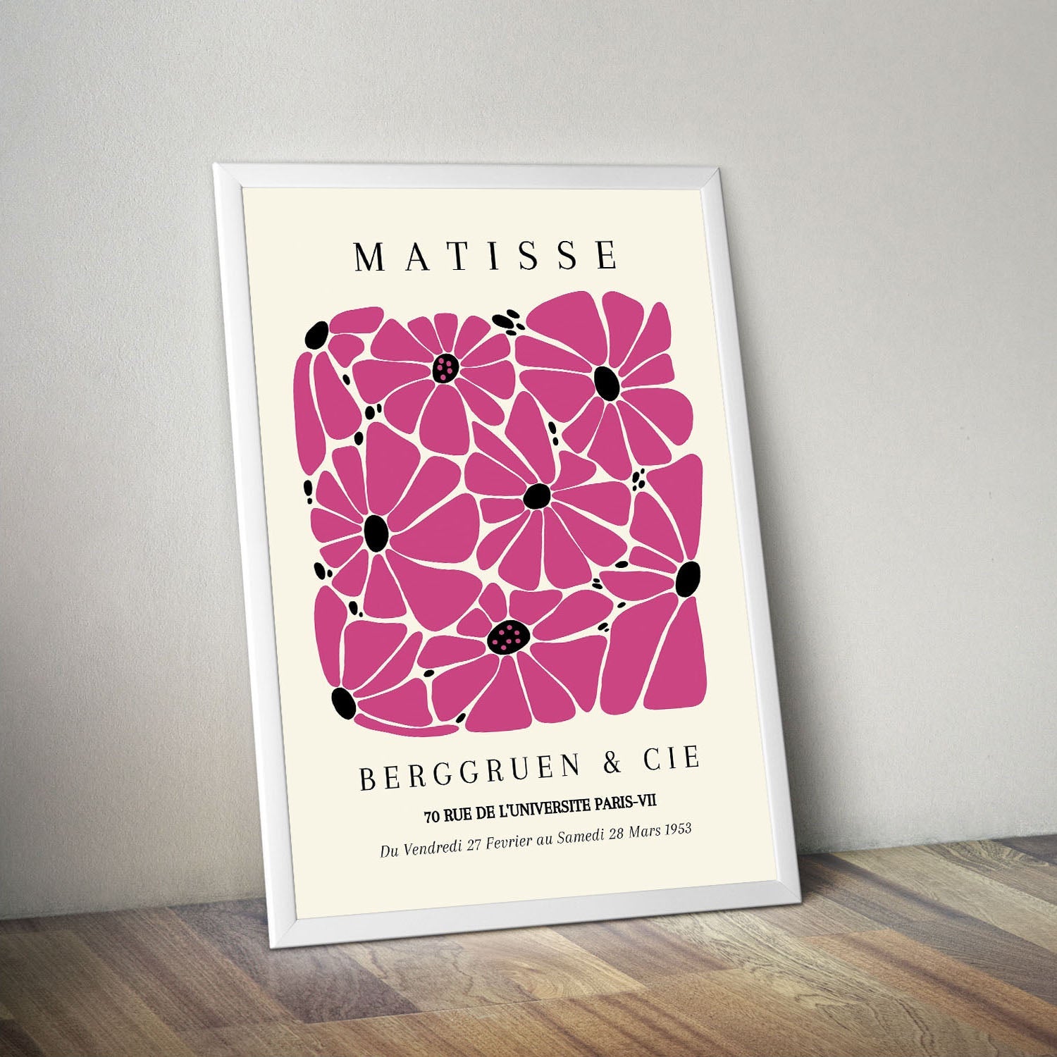 Wes Co Gallery Poster Vibrant Abstract Blossoms by Henri Matisse 16 x 20" Home Goods - Artist Edge to edge Art Print