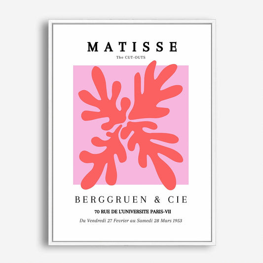 Wes Co Gallery Poster Bold Coral Cutouts by Henri Matisse 5 x 7" Home Goods - Artist Edge to edge Art Print