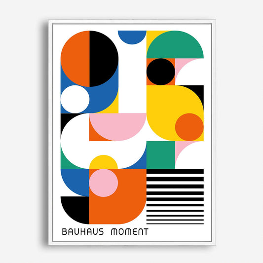 Wes Co Gallery Poster Bauhaus Abstract Geometric 5 x 7" Home Goods - Artist Edge to edge Art Print