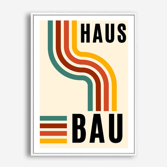 Wes Co Gallery Poster Bauhaus Colorful Wave 5 x 7" Home Goods - Artist Edge to edge Art Print