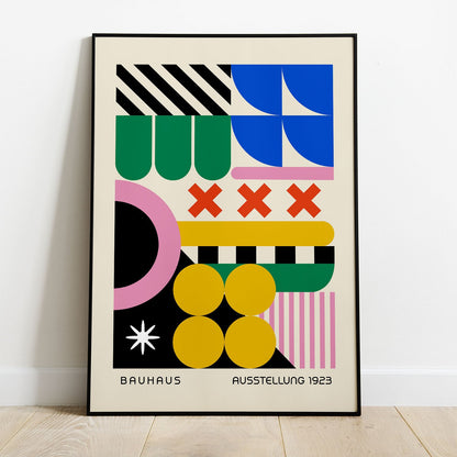 Wes Co Gallery Poster Dreamlike Abstract Bauhaus 8 x 10" Home Goods - Artist Edge to edge Art Print