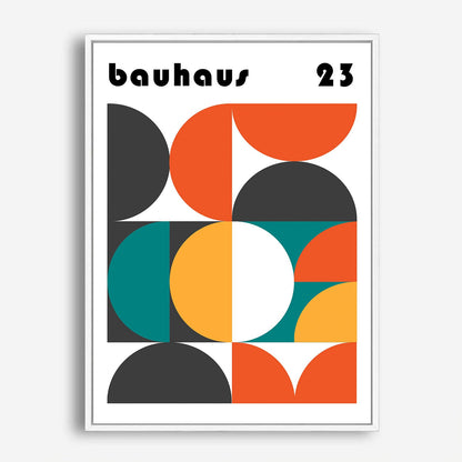 Wes Co Gallery Poster Bauhaus Rainbow Exhibition 5 x 7" Home Goods - Artist Edge to edge Art Print