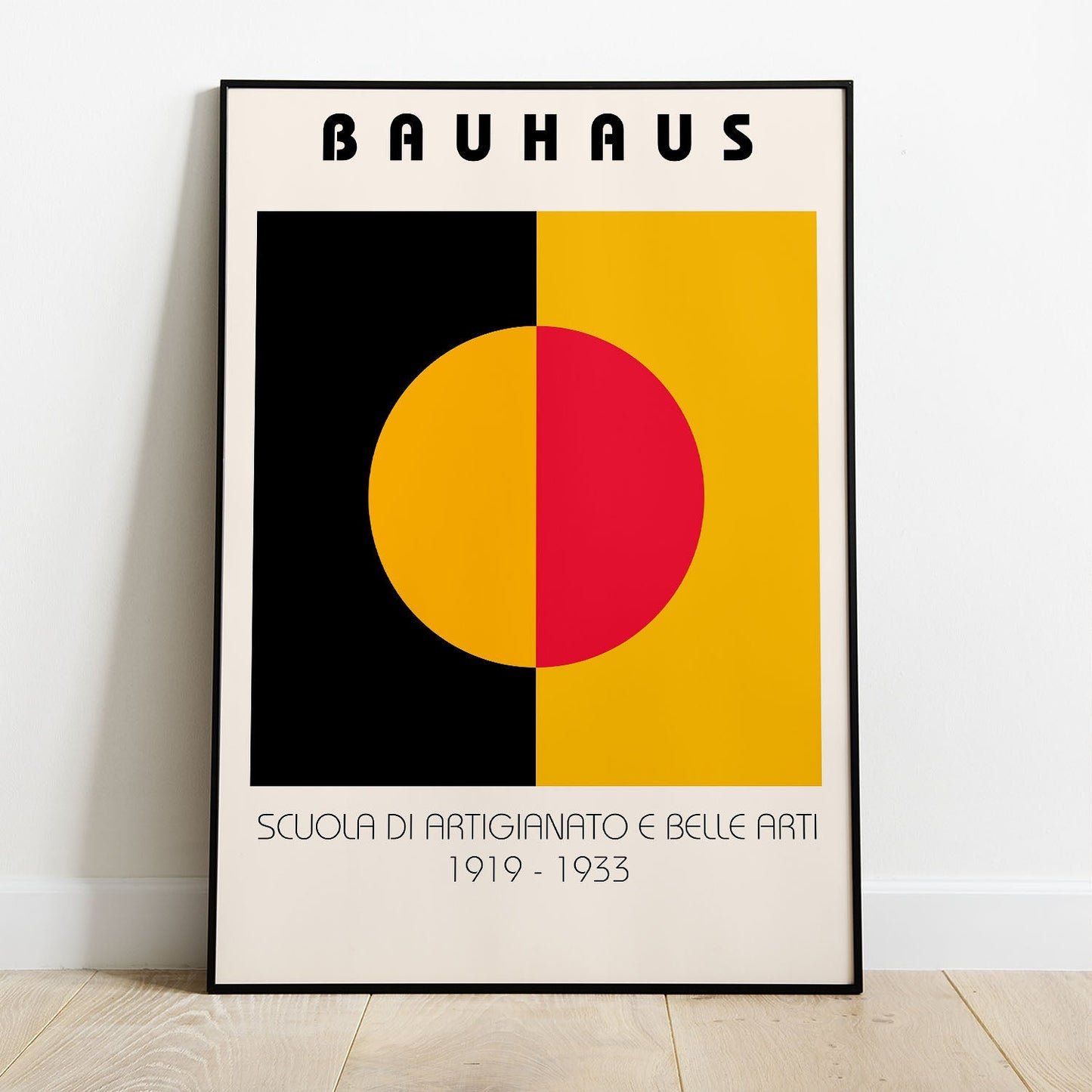 Wes Co Gallery Poster Symmetry in Bauhaus Shapes 8 x 10" Home Goods - Artist Edge to edge Art Print