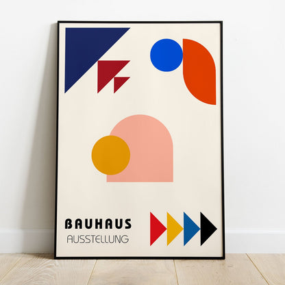 Wes Co Gallery Poster Dynamic Shapes Bauhaus 8 x 10" Home Goods - Artist Edge to edge Art Print