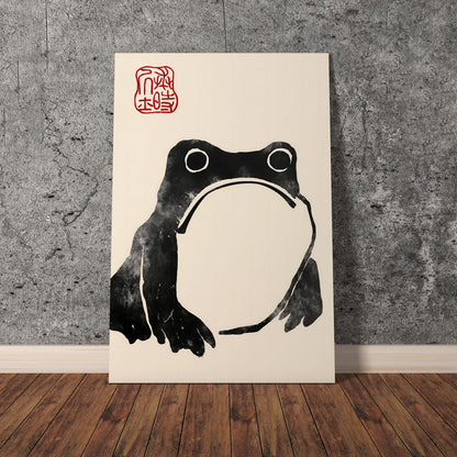 Wes Co Gallery Poster Matsumoto Hoji's Frog 11 x 17" Home Goods - Artist Edge to edge Art Print