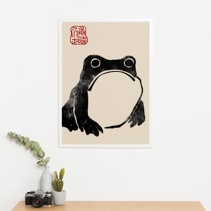 Wes Co Gallery Poster Matsumoto Hoji's Frog 16 x 20" Home Goods - Artist Edge to edge Art Print