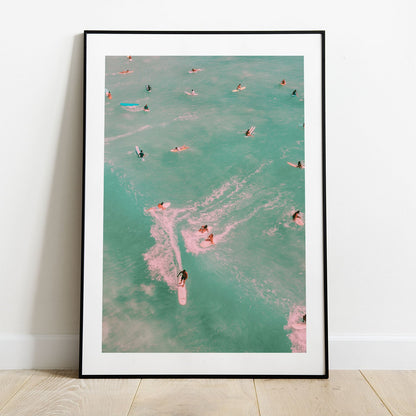 Wes Co Gallery Poster Surfers Paradise 5 x 7" Home Goods - Coastal Border or edge to edge Art Print