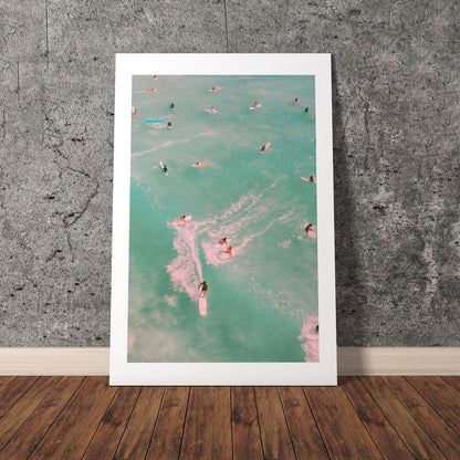 Wes Co Gallery Poster Surfers Paradise 8 x 10" Home Goods - Coastal Border or edge to edge Art Print