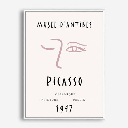 Wes Co Gallery Poster Picasso Inspired Eye 5 x 7" Home Goods - Neutral Edge to edge Art Print