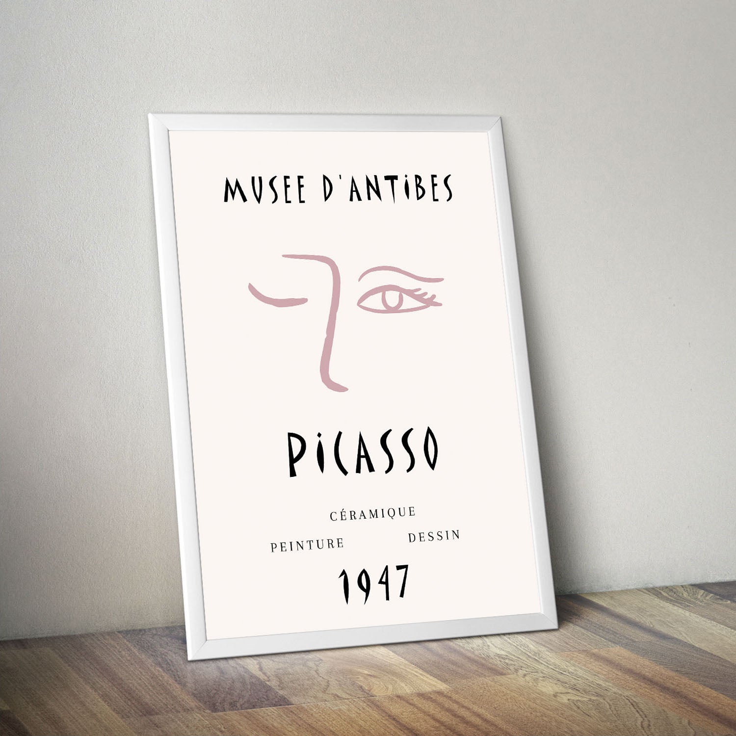 Wes Co Gallery Poster Picasso Inspired Eye 16 x 20" Home Goods - Neutral Edge to edge Art Print