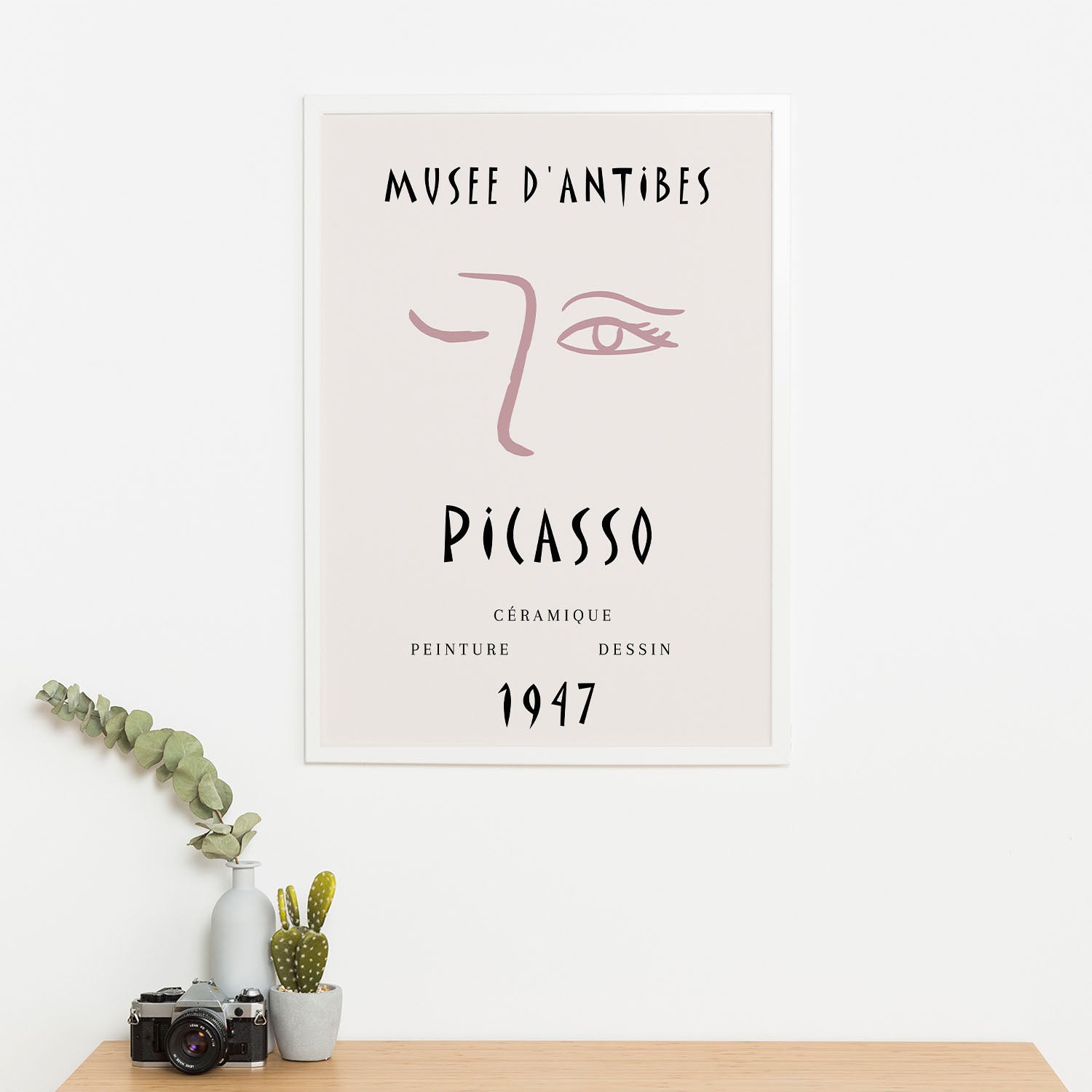 Wes Co Gallery Poster Picasso Inspired Eye 16 x 20" Home Goods - Neutral Edge to edge Art Print