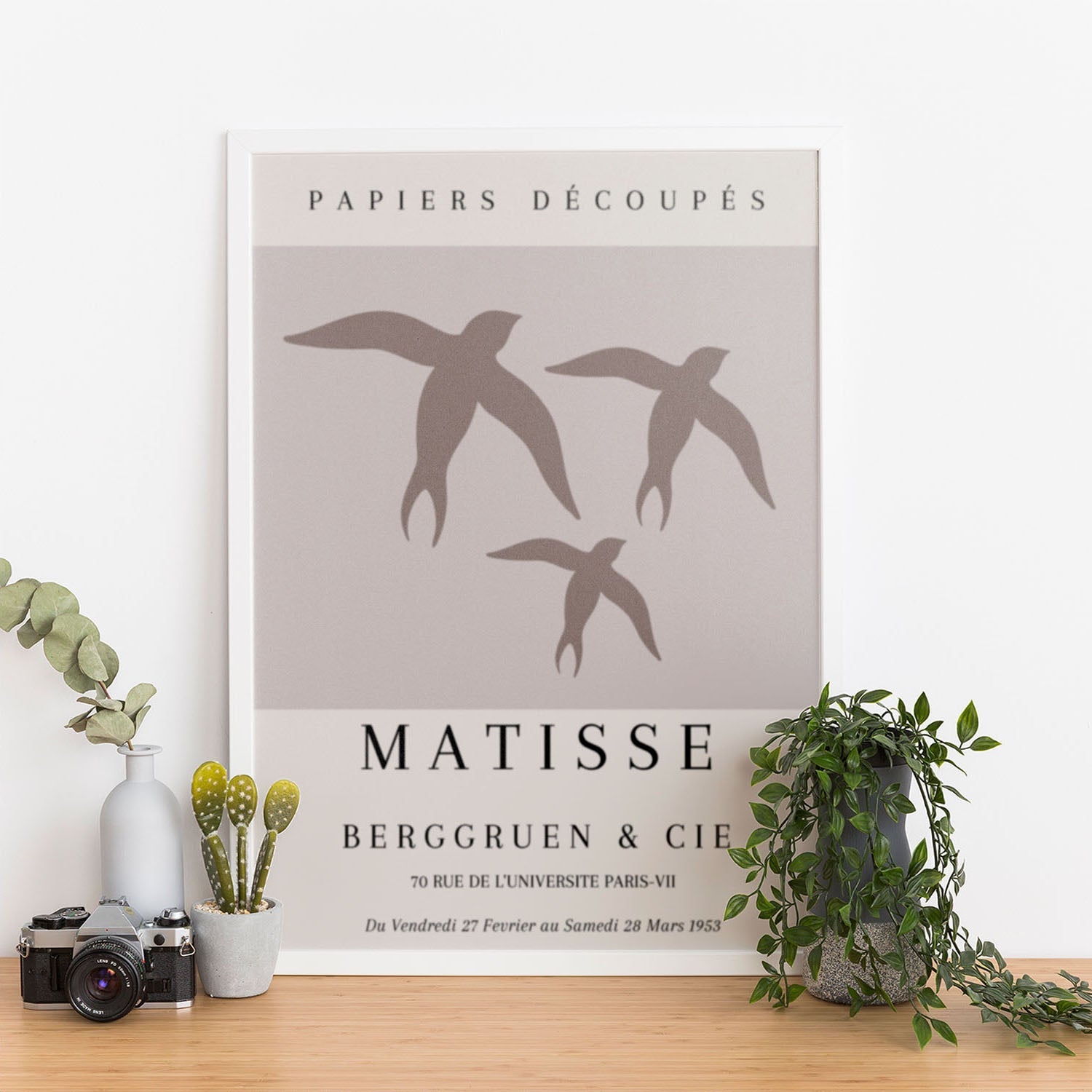 Wes Co Gallery Poster Matisse Birds in Flight 12 x 16" Home Goods - Neutral Edge to edge Art Print