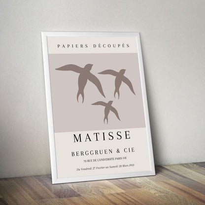 Wes Co Gallery Poster Matisse Birds in Flight 16 x 20" Home Goods - Neutral Edge to edge Art Print