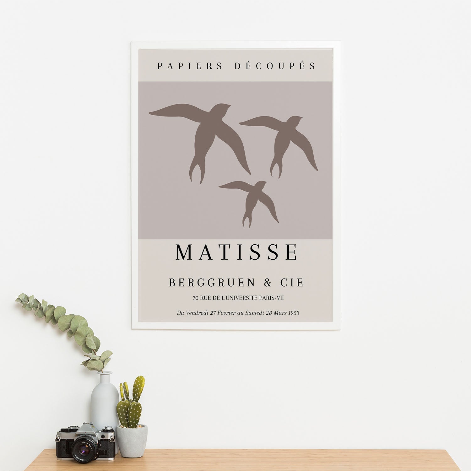 Wes Co Gallery Poster Matisse Birds in Flight 16 x 20" Home Goods - Neutral Edge to edge Art Print