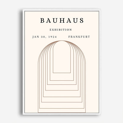 Wes Co Gallery Poster Bauhaus Arches of Balance 5 x 7" Home Goods - Neutral Edge to edge Art Print