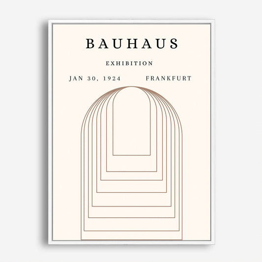 Wes Co Gallery Poster Bauhaus Arches of Balance 5 x 7" Home Goods - Neutral Edge to edge Art Print